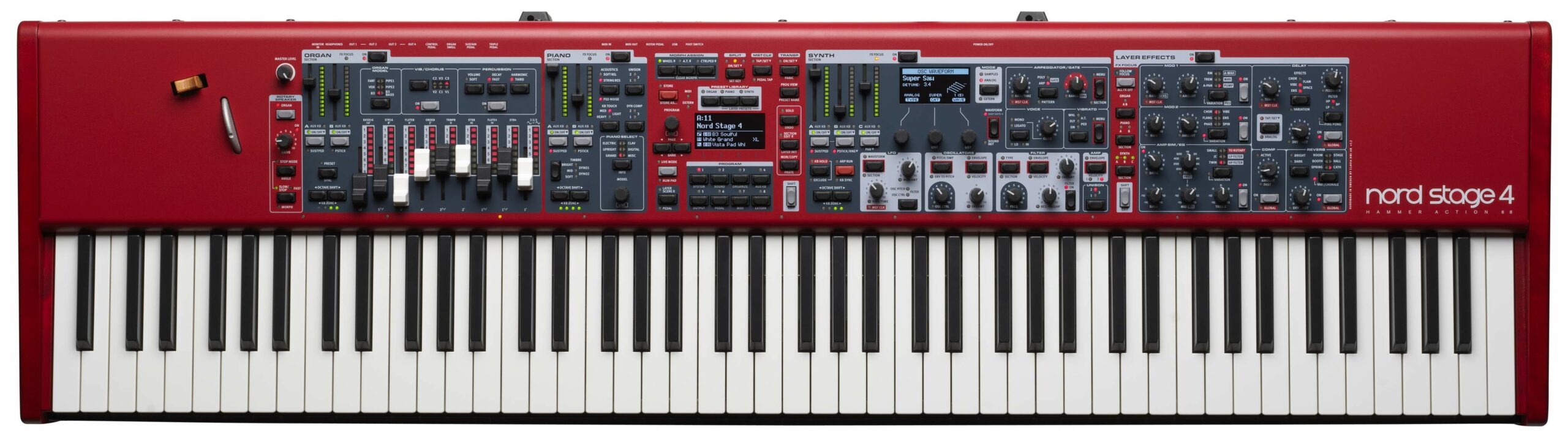 Clavia Nord Stage 4 88 -Clavia Nord Music  Bundle B