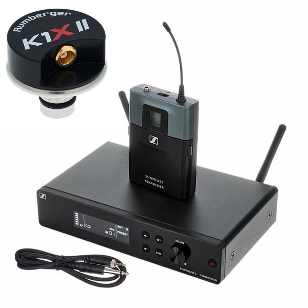 Sennheiser XSW 2-Ci1-B -Rumberger K1XII Bundle