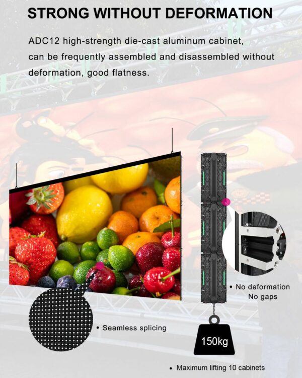 Chipshow Screen LED 4x2m P3.91 Indoor -B stock - Image 15