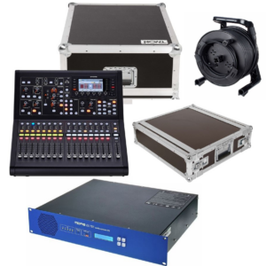 MIDAS M32R LIVE BUNDLE-2- Mixer digital , CASE, CAT5, DL155, CASE