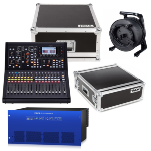MIDAS M32R LIVE BUNDLE-3- Mixer digital , CASE, CAT5, DL251, CASE