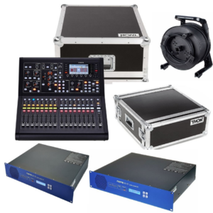 MIDAS M32R LIVE BUNDLE-3- Mixer digital , CASE, CAT5, DL151-152, CASE