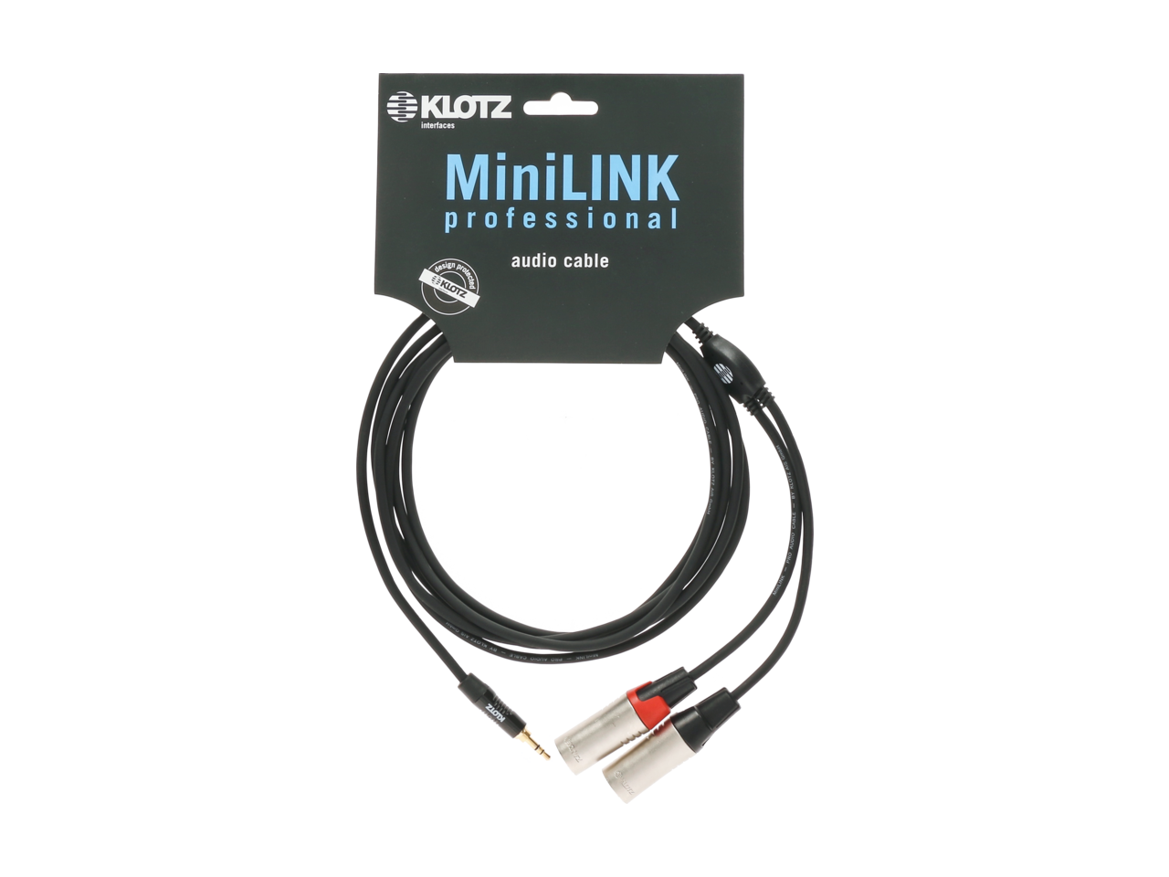 KLOTZ MiniLink PRO Y cable TRS 3.5 mm – 2x XLR M